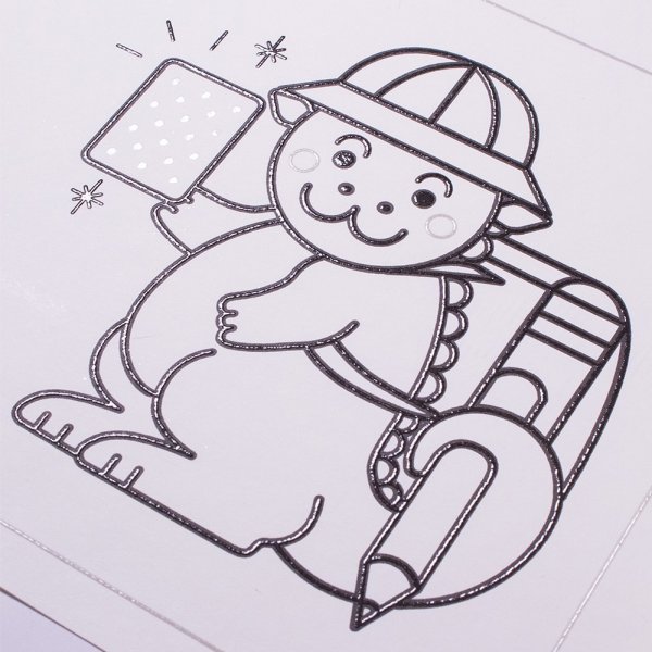 画像2: 手指で感じる 凹凸ぬりえ<Aセット> (2)