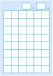 画像2: 書字練習用　マス目小（25mm) | 8マス・中心リーダー入 (2)
