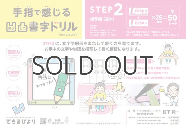 画像3: 【オンラインショップ限定】【送料無料】凹凸書字ドリル Step1~Step5　5種セット　 (3)
